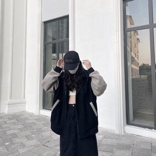Áo Khoác Dạ “Minimal Varsity Jacket”