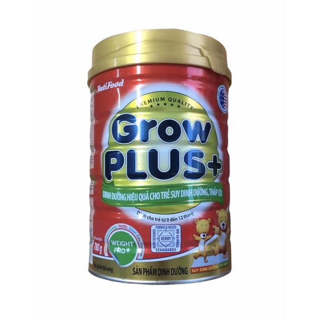 Sữa Nutifood Growplus+ cho trẻ dưới 1 tuổi 780g