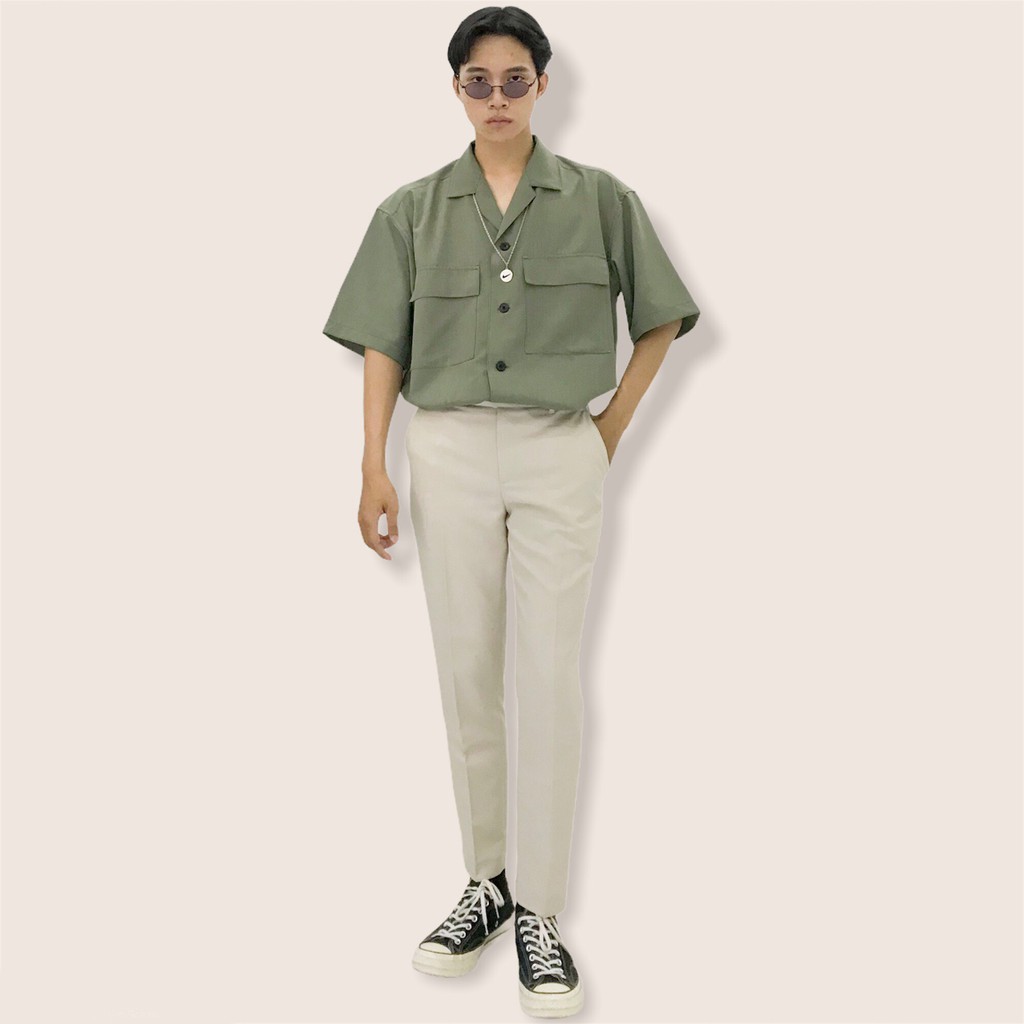 ÁO SƠ MI NAM TAY ĐÙI [U.NI.Q.LO SHIRT] -CHUẨN STYLE HÀN QUỐC | BigBuy360 - bigbuy360.vn