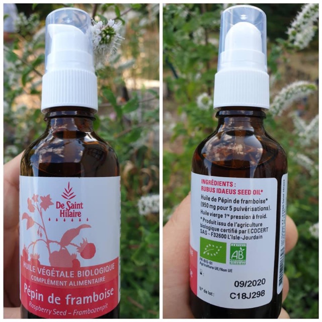 Dầu Hạt quả Mâm Xôi Hữu Cơ