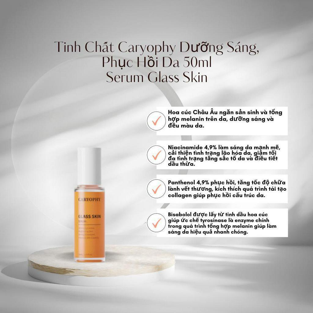 [CHÍNH HÃNG] Tinh Chất Dưỡng Sáng Da, Phục Hồi Da Caryophy Glass Skin Serum 50ml