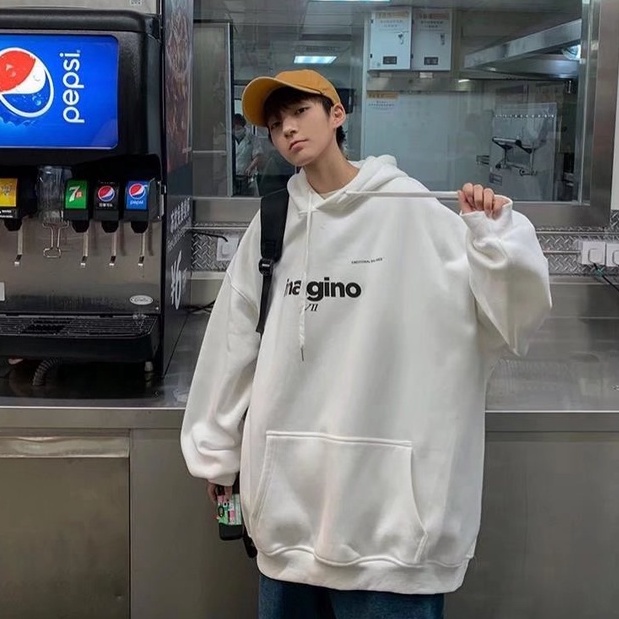 Áo Hoodie In Chữ Alphbet Phong Cách Hàn Quốc Thời Trang Cho Nam áo hoodie nam hoodie hàn quốc Áo nỉ nam nữ mới sục nữ thời trang Áo trùm