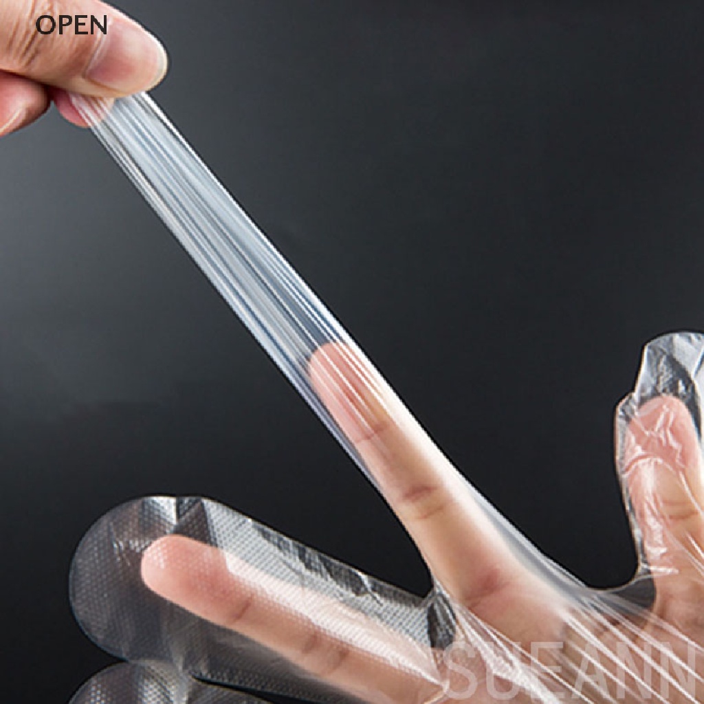 Set 100 Găng Tay Nhựa Trong Suốt Dùng Một Lần Đa Ứng Dụng