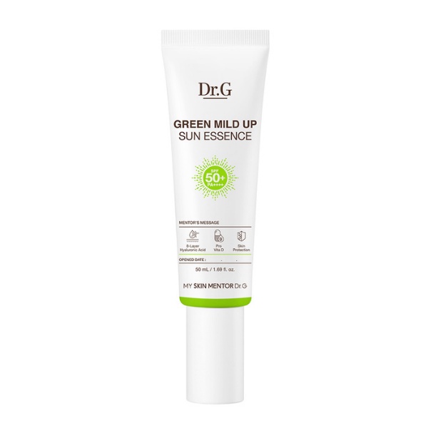 Dr.G kem chống nắng bảo vệ da Green Mild Up Sun Essence SPF50+ PA++++ 50ml