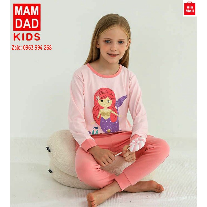Bộ Đồ Ngủ Dài Tay Cho Bé Gái MAM DAD KIDS