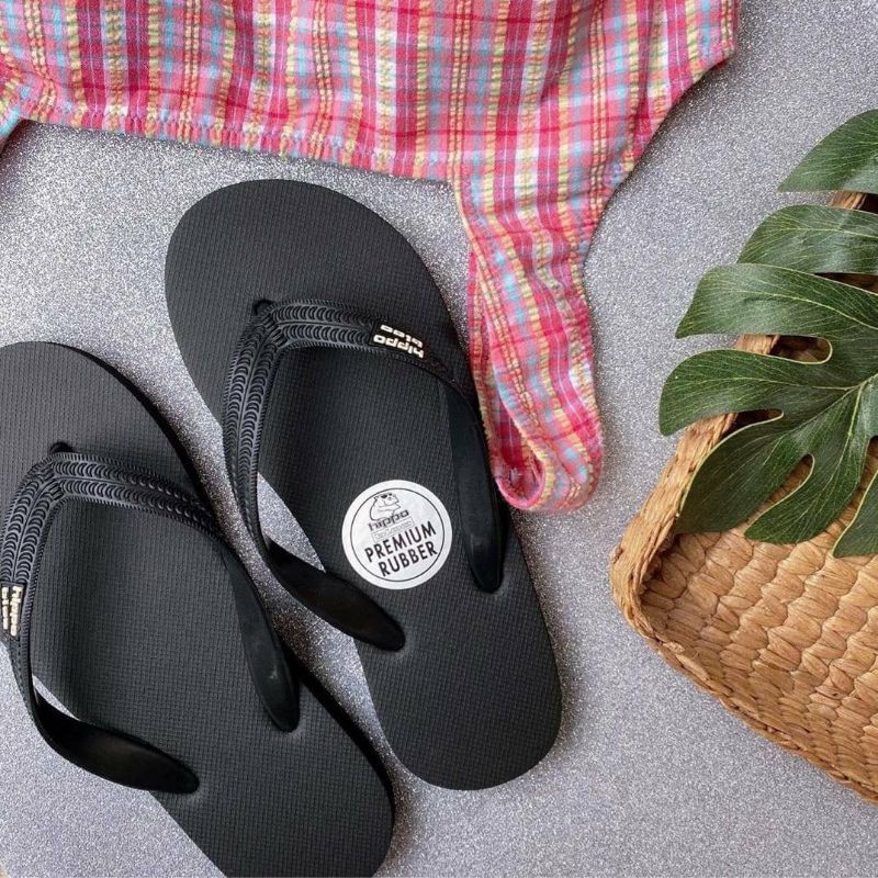 Giày Hippo Bloo.hippo Tất Cả Xăng đan Đen​ Số 9-13
