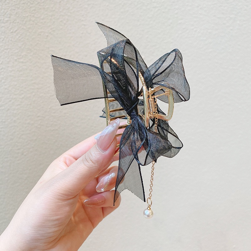 Kẹp Tóc Tua Rua Cỡ Lớn Chống Trượt Thời Trang Sang Trọng