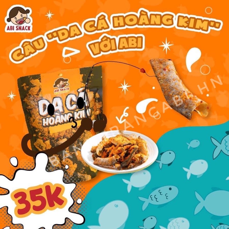 [SẴN SLL][FREE SHIP đơn 50k] DA CÁ HOÀNG KIM VỊ TRỨNG MUỐI ABI ĐƠN HÀNG 5 BỊCH BẤT KỲ TẶNG 1 MÓC KHOÁ CUTE