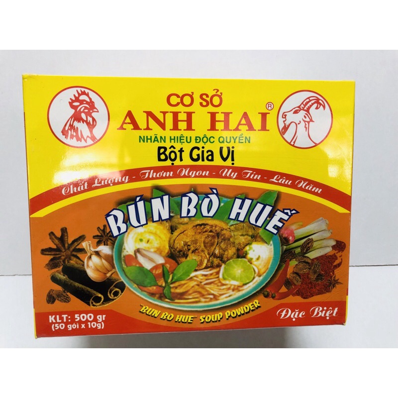 Bột gia vị Bún bò Huế ANH HAI 500g