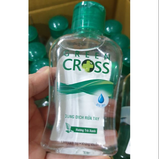 Dung dịch rửa tay hương trà xanh green cross 100ml