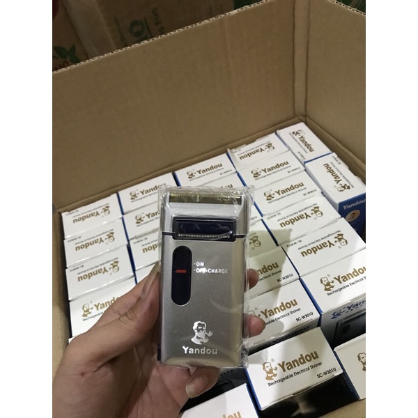 Cạo Khô Yandou SCW 301U Sử Dụng Sạc Pin Chính Hãng