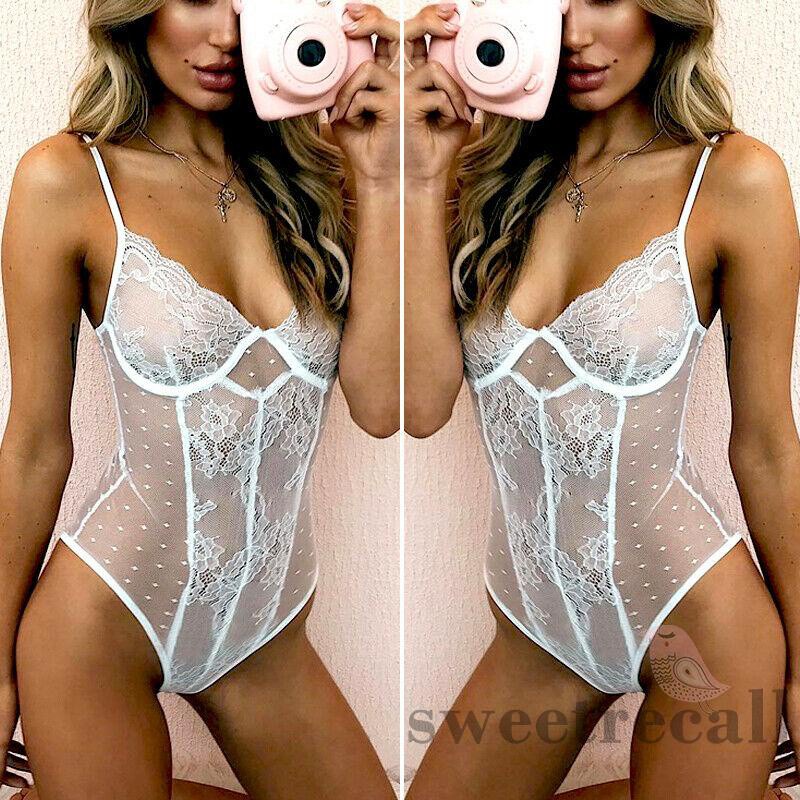 Bộ Đồ Ngủ Liền Thân Phối Ren Quyến Rũ Dành Cho Nữ | BigBuy360 - bigbuy360.vn