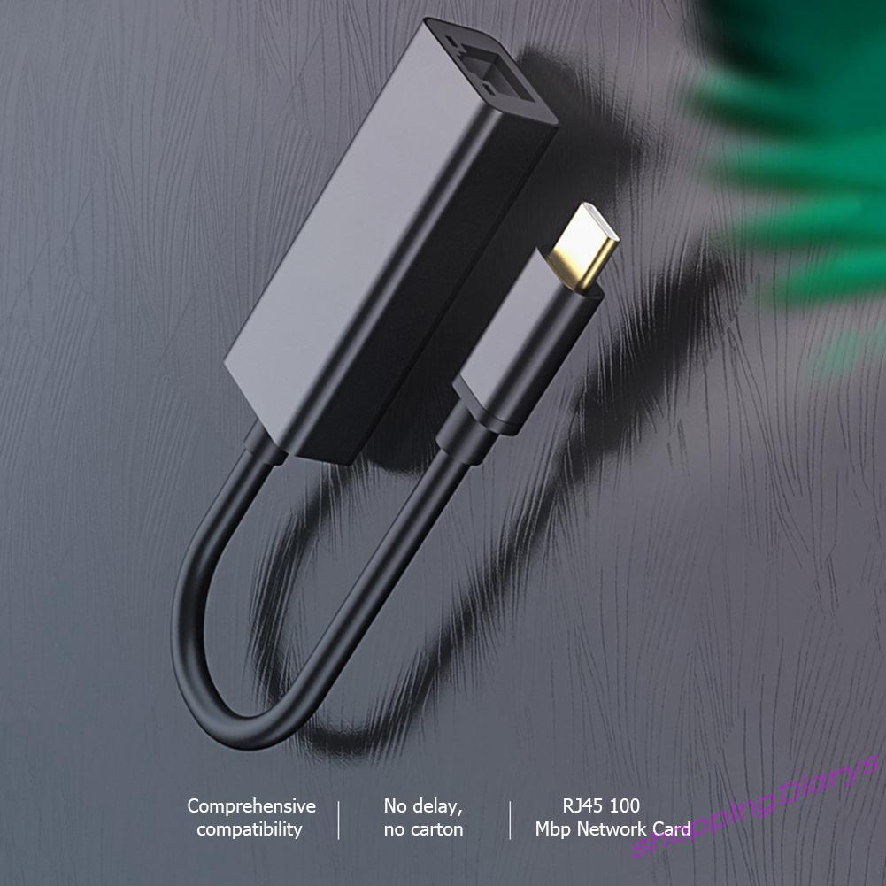 Đầu Chuyển Đổi Từ Cổng Type-C Sang Rj45 10/100mbps Lan Ethernet S3-8052-C Tiện Dụng | BigBuy360 - bigbuy360.vn