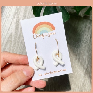 Khuyên tai / Bông tai nữ handmade đất sét Nhật - Modern1P 4