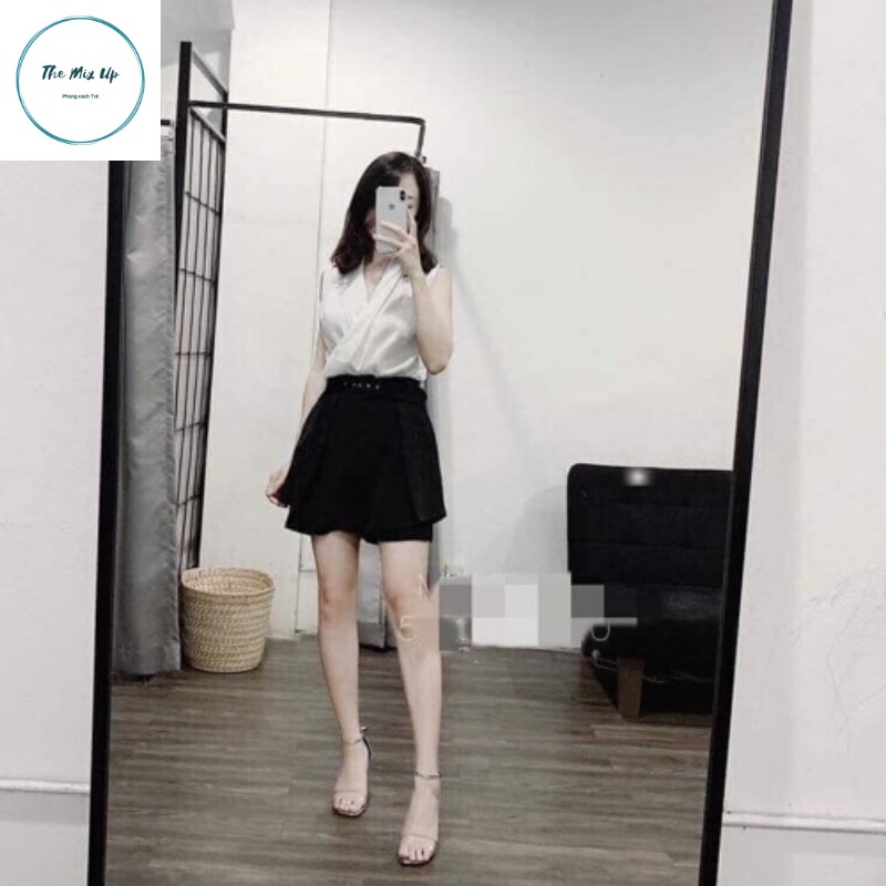Quần Short Giả Váy Công Sở Cao Cấp Tặng Kèm Đai - Sẵn Hàng Tại The mix up | BigBuy360 - bigbuy360.vn