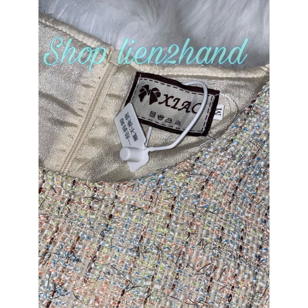 Đầm dạ tweed, set dạ tweed siêu đẹp