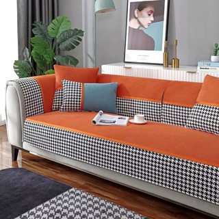 bọc sofa nỉ mềm kẻ 706 size 70*70cm