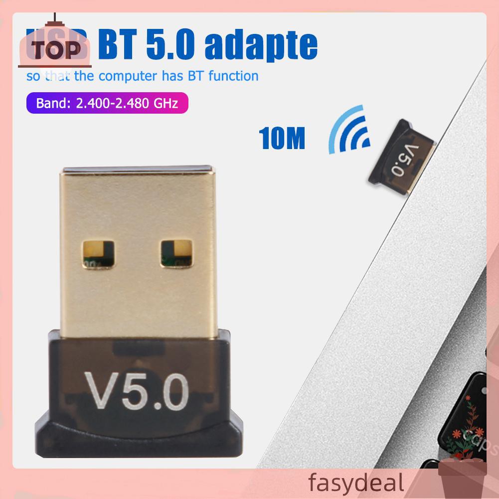 (Fas) Usb Bluetooth 5.0 Thu Phát Âm Thanh Cho Máy Tính | BigBuy360 - bigbuy360.vn