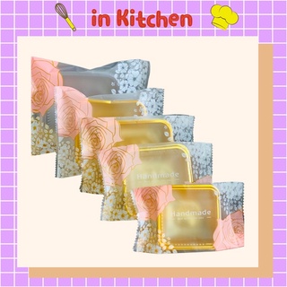 Túi đựng bánh trung thu hoa hồng Handmade 50-250g