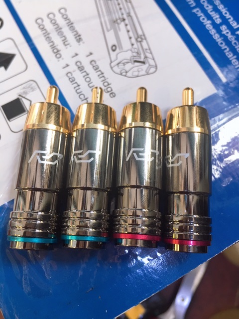 Jack av,hoa sen,rca mạ vàng cao cấp 6mm RP1141