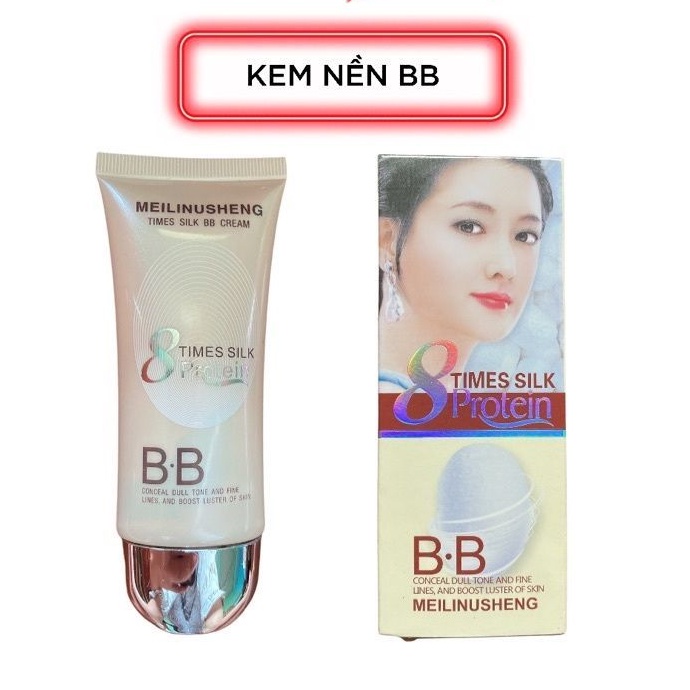 Kem Nền Trắng Da Tơ Tằm BB Cream bổ sung Protein