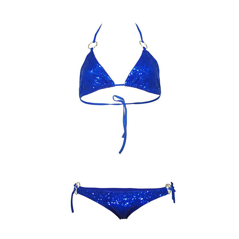 Bikini cổ yếm đính sequin lấp lánh