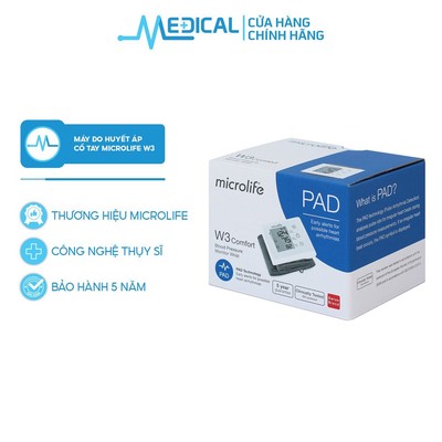 Máy đo huyết áp cổ tay MICROLIFE W3 Comfort công nghệ IMT chính xác cao - MEDICAL