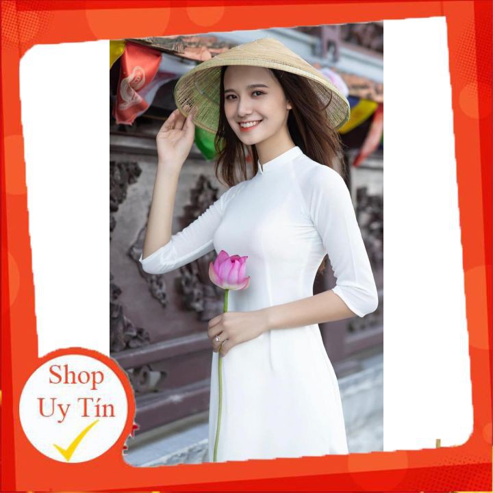 Áo Dài Đồng Phục - Chất Lụa Nhập Cao Cấp