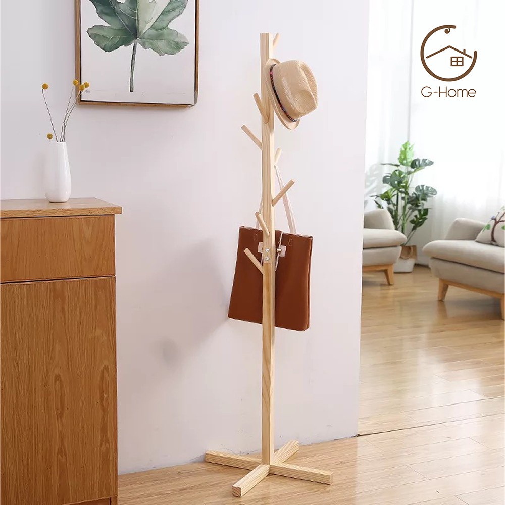CÂY TREO MÓC ĐỒ BẰNG GỖ THÔNG MINH