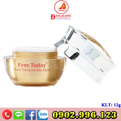 Mỹ Phẩm EVER TODAY - Kem dưỡng trắng da ban đêm (12g)