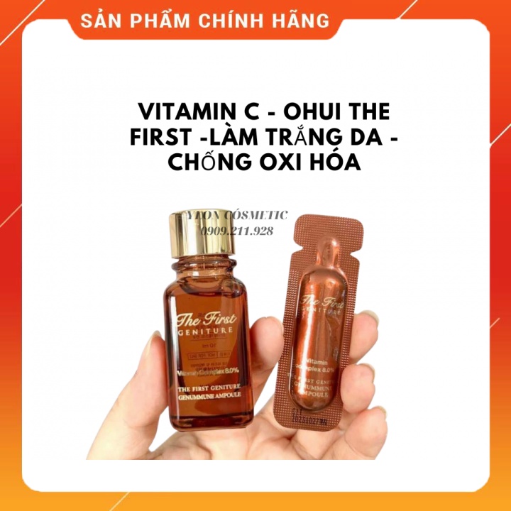 1 Gói [TINH CHẤT VITAMIN C] OHUI THE FIRST - LÀM TRẮNG DA - CHỐNG OXI HÓA