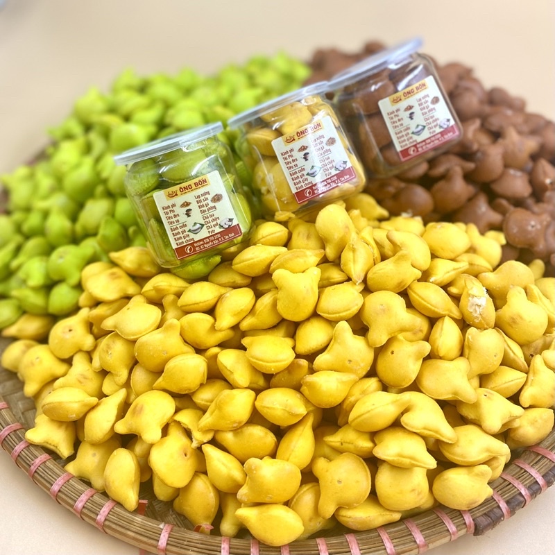 Bánh Gấu Nhân Kem 3 Vị Siêu Ngon - Chocolate, Vani, Lá Dứa