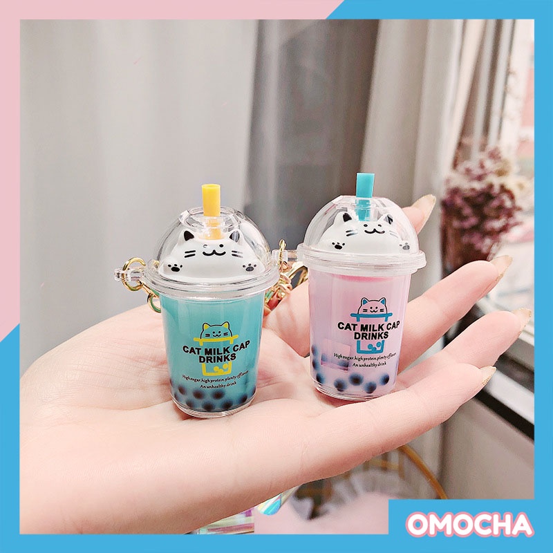 Móc Khoá Hình Cốc Trà Sữa Trân Châu Đen Mini Siêu Đáng Yêu Dành Cho Tín Đồ Trà Sữa