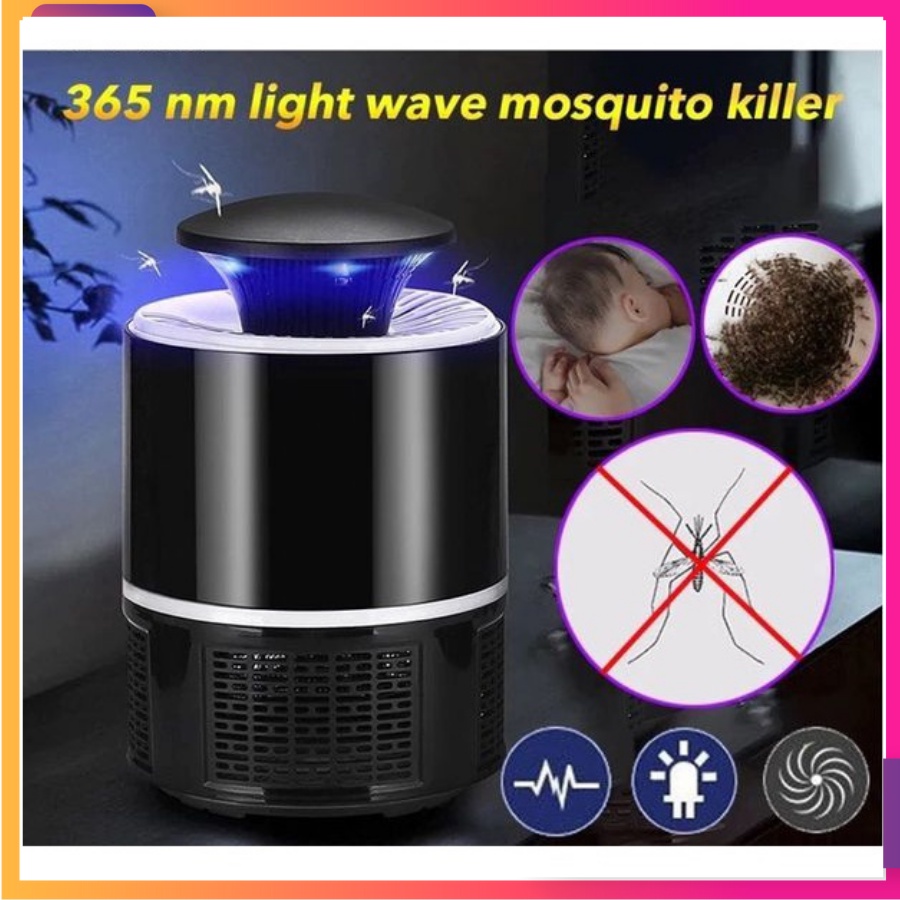 Máy Bắt Muỗi Thông Minh, Đèn Bắt Muỗi Thu Hút Công Trùng Hiệu Quả Bằng Đèn Led Kèm Dây Cắm USB ( bảo hành 12 tháng)