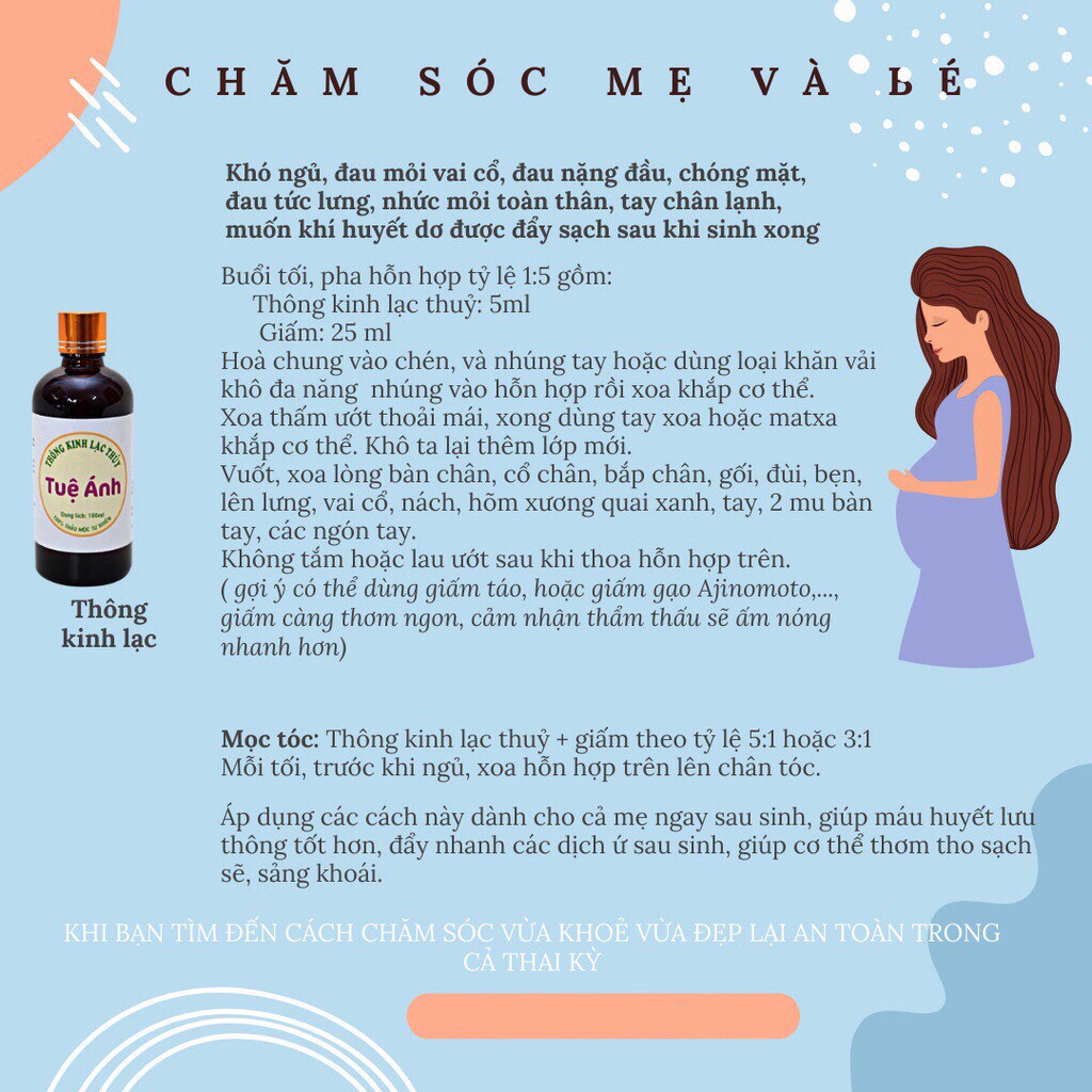 Thông Kinh Lạc Thủy Tuệ Ánh 100ml