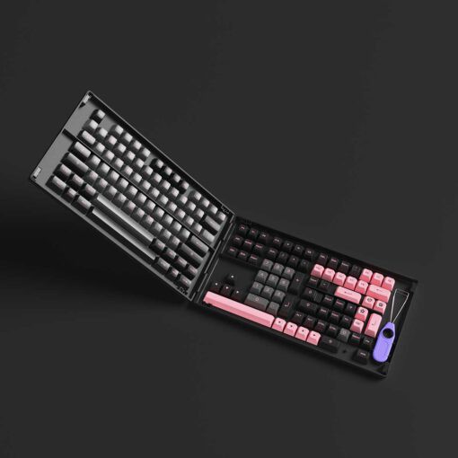 Nút bàn phím - AKKO Keycap set Black Pink - Hàng Chính Hãng