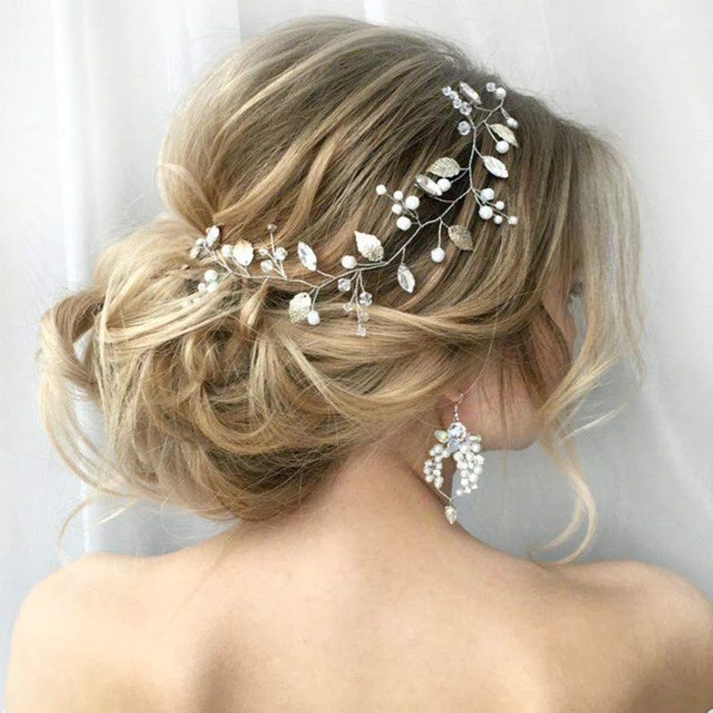 Trâm Cài Tóc Hình Hoa Đính Ngọc Trai Nhân Tạo Thời Trang