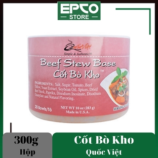 Gia Vị Nấu Bò Kho (Bò Sốt Vang) Cốt Quốc Việt Hộp 300g