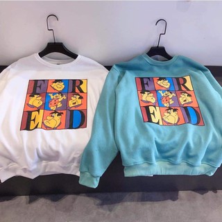Áo Sweater FRED Nỉ Bông Unisex (3 màu)