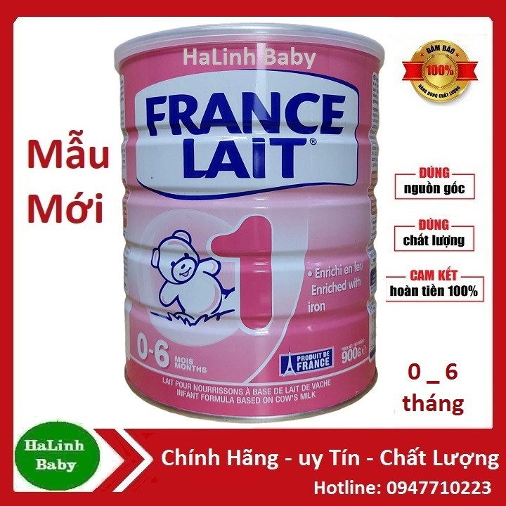 [Mẫu mới] Sữa France lait Số 1 900g [Date 03/2025]