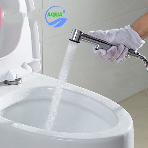 Vòi Xịt Vệ Sinh AQUA Lõi Van Bằng Đồng Bao Gồm Dây Dẫn 1.5 Mét Độ Bền Cao Bảo Hành 24 Tháng