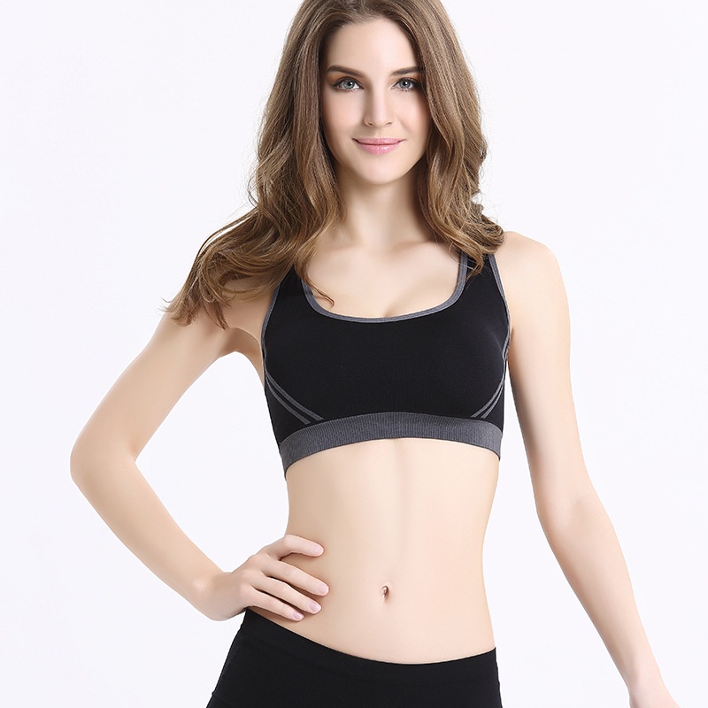 Áo ngực thể thao Bra Gym Yoga liền mảnh chạy bộ có đệm ngực NuciFera Esc 308