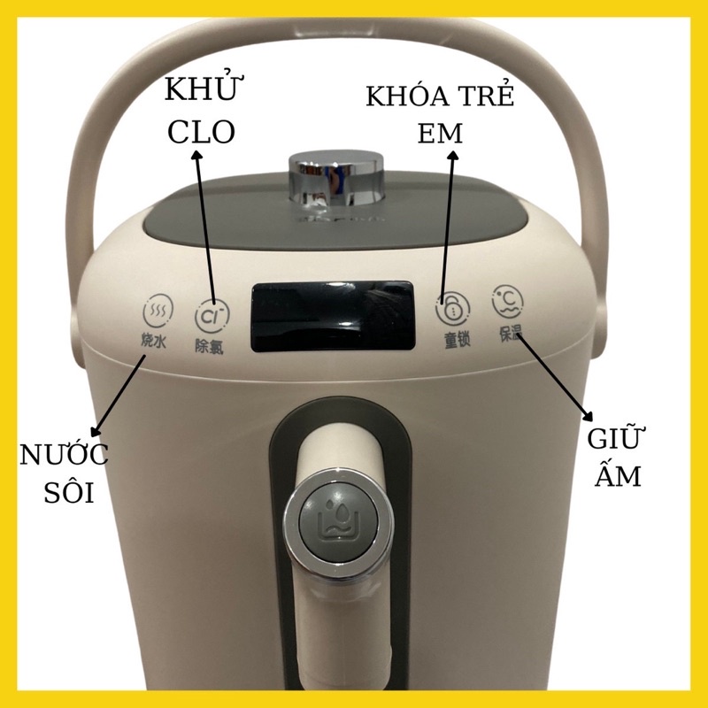 Bình thủy , máy nước nóng để bàn BEAR ZDH-H50B1, bảo hành 12 tháng , lỗi 1 đổi 1 trong 7 ngày