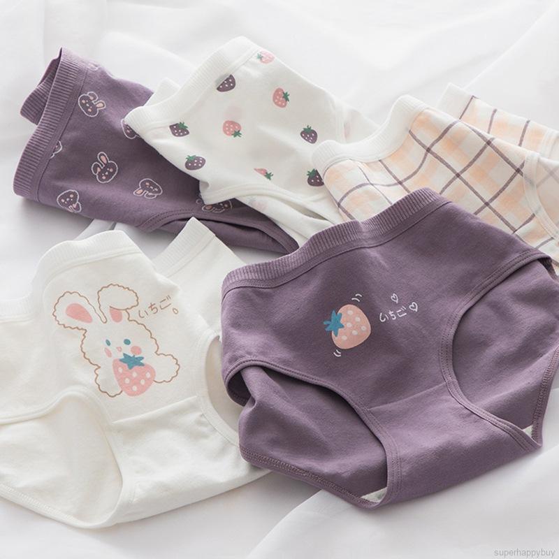 Quần lót cotton nâng mông dễ thương cho nữ