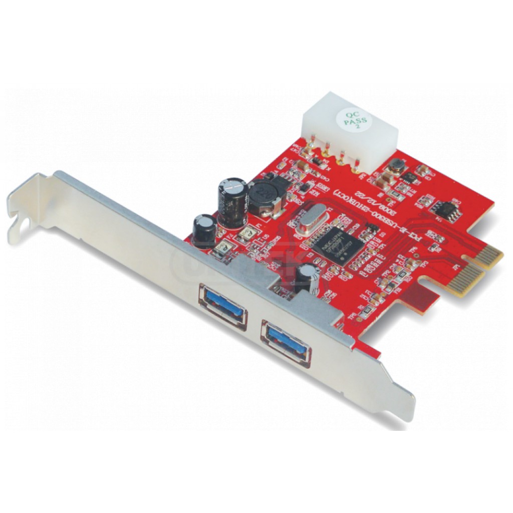 Card chuyển đổi PCI sang 2 cổng usb 3.0.CARD PCI -&gt; 2 USB 3.0 EXPRESS UNITEK Y7301.PCI TO 2 USB Y-7301