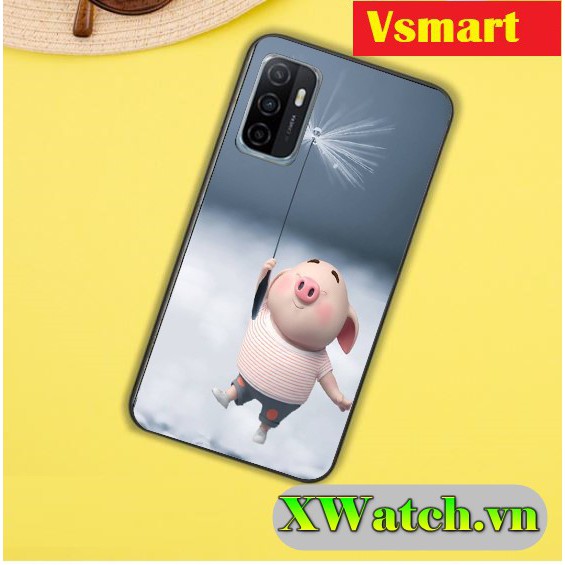 Ốp lưng dẻo TPU Vsmart Star 5 Active 1 Vsmart Joy1 Vsmart Active 1+ Vsmart Joy1+ Vsmart Live in hình Heo P2