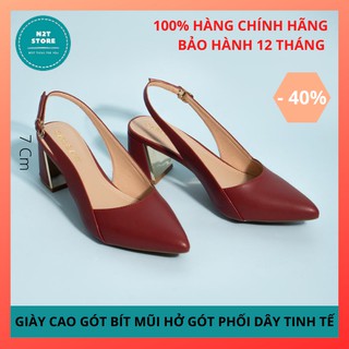 Giày cao gót thời trang CHÍNH HÃNG Carl & Ane mũi nhọn hở hót kiểu basic cao 7cm - CL001