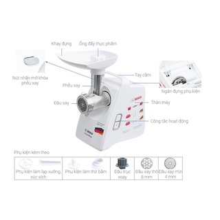 MÁY XAY THỊT BOSCH MFW3520W Hàng Đức