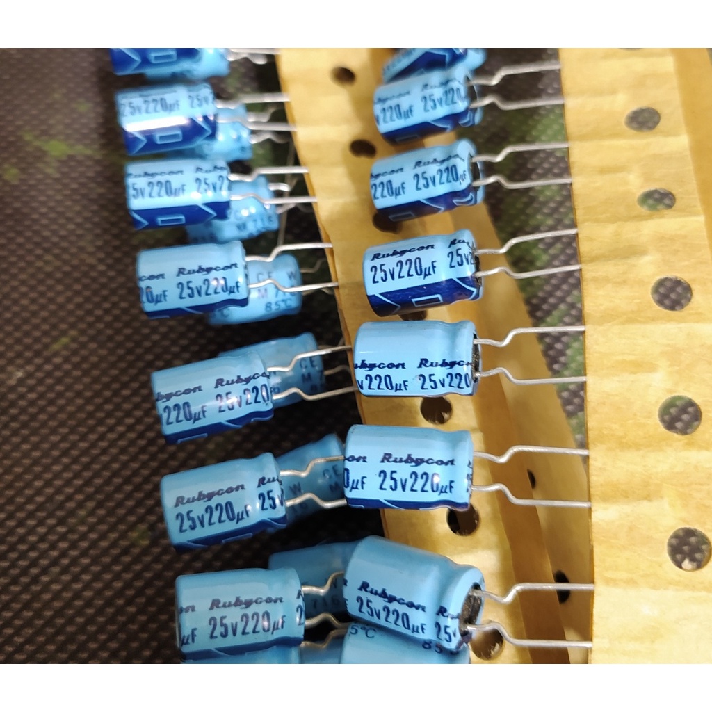Tụ Rubycon 220uF 25V - Chính hãng