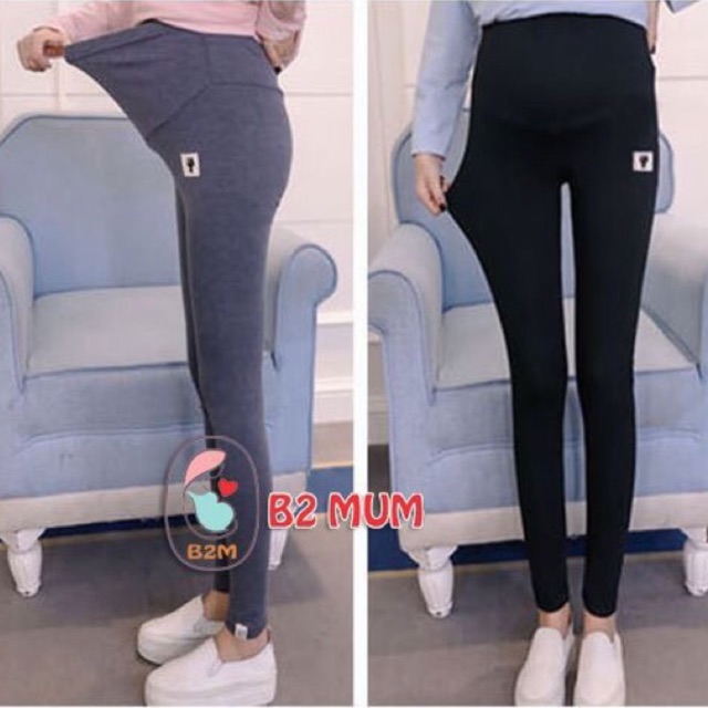 Quần bầu leging len HÀN QUỐC (y hình chuẩn đẹp đen và xám)